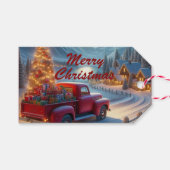 Magische Weihnachtsfeierablieferung Geschenkanhänger (Vorderseite (Horizontal))