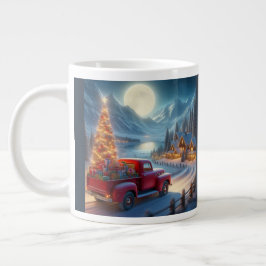 Magische Weihnachtsfeierablieferung Jumbo-Tasse