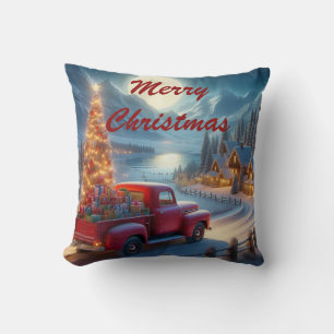 Magische Weihnachtsfeierablieferung Kissen