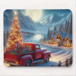 Magische Weihnachtsfeierablieferung Mousepad