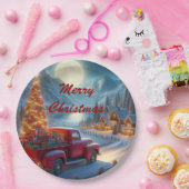 Magische Weihnachtsfeierablieferung Pappteller (Party)