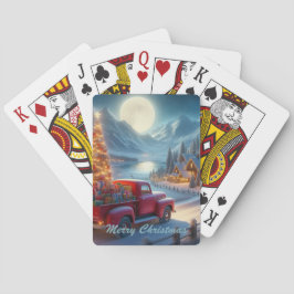 Magische Weihnachtsfeierablieferung Spielkarten