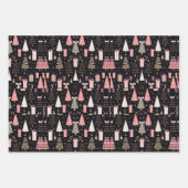 Magische Weihnachtsgeschenke Geschenkpapier Set (Vorderseite 3)