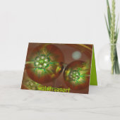 Magische Weihnachtskarte Feiertagskarte (Rückseite)