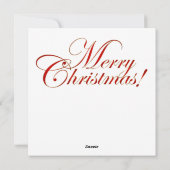 Magische Weihnachtskarte Feiertagskarte (Rückseite)