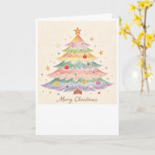 Magische Weihnachtskarte Karte (Gelbe Blume)