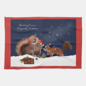 Magische Weihnachtsküche Handtuch (Horizontal)