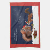 Magische Weihnachtsküche Handtuch (Vertikal)