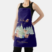 Magische Weihnachtsnacht im Winterwald Schürze (InSitu)