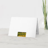 Magische Weihnachtssaison Feiertagskarte (Rückseite)