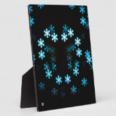 Magische Weihnachtsschneeflocken Fotoplatte (Seite)