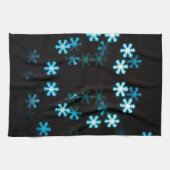 Magische Weihnachtsschneeflocken Handtuch (Horizontal)