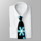 Magische Weihnachtsschneeflocken Krawatte (Gebunden)