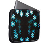 Magische Weihnachtsschneeflocken Laptopschutzhülle (Vorne Rechts)