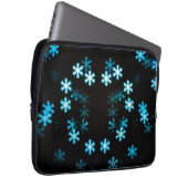 Magische Weihnachtsschneeflocken Laptopschutzhülle (Vorne Rechts)