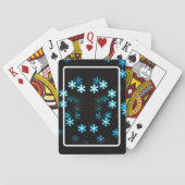 Magische Weihnachtsschneeflocken Spielkarten (Rückseite)