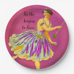 Magische Weihnachtsschrei II Fun Fairy Pappteller