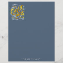 Magische Weihnachtstypografie Gold ID441