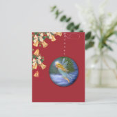 Magische Weihnachtsweihnachtskarte Feiertagspostkarte (Stehend Vorderseite)