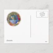 Magische Weihnachtsweihnachtskarte Feiertagspostkarte (Rückseite)