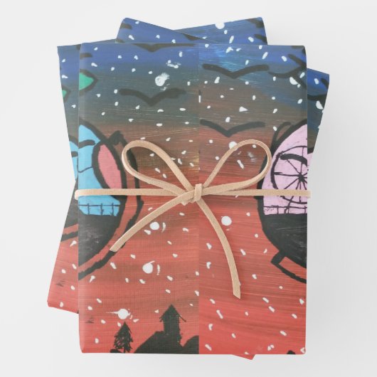 Magische Welt Geschenkpapier Set (Beispiel)