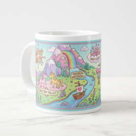 Magische Weltkarte Kinder Tasse mit individuellem 