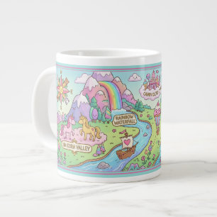 Magische Weltkarte Kinder Tasse mit individuellem 