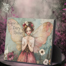 Magische Whimsical Fairy & Flower Garden mit Zitat