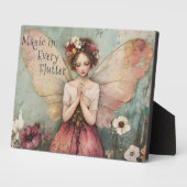 Magische Whimsical Fairy & Flower Garden mit Zitat Fotoplatte (Seite)