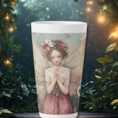 Magische Whimsical Fairy & Flower Garden mit Zitat Milchtasse