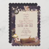 Magische whimsistische Einladung (Vorne/Hinten)