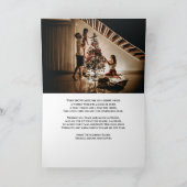 Magische Winter Gnome House Weihnachten Karte (Innenseite)