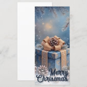 Magische Winter-Weihnachtsgeschenk-Szene (Vorne/Hinten)