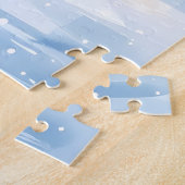 Magische Wintereis-Skaten unter Laternenleuchten Puzzle (Seite)