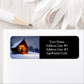 Magische Winterhütte Mitternacht (Insitu)