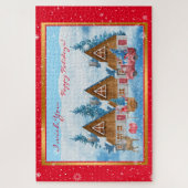 Magische Winterlandschaft für Ihren Urlaub Puzzle (Vertikal)