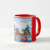 Magische Winterlandschaft für Ihren Urlaub Tasse (VorderseiteRechts)