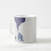 Magische Winterliebe Kaffeetasse (Vorderseite Links)