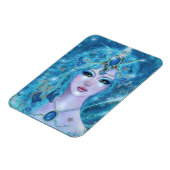 Magische Wintermärchen von Renee Lavoie Magnet (Linke Seite)