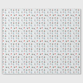 Magische Winterwelt Geschenkpapier (Flach)