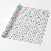 Magische Winterwelt Geschenkpapier (Ungerollt)