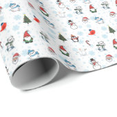 Magische Winterwelt Geschenkpapier (Rolleneckpunkt)