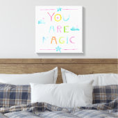 Magische Wolken Du bist magisch Leinwanddruck (Insitu (Schlafzimmer))