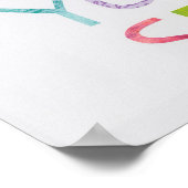 Magische Wolken glauben an sich selbst Poster (Ecke)