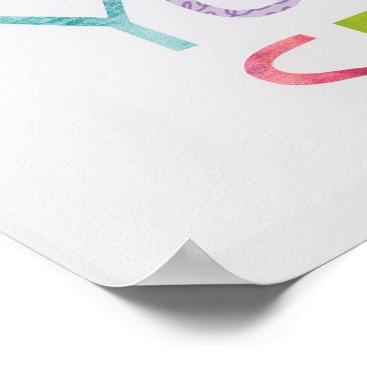 Magische Wolken glauben an sich selbst Poster (Ecke)