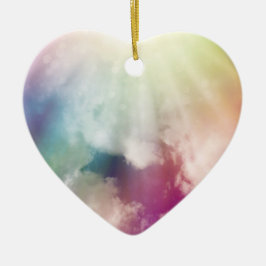 Magische Wolken Keramik Ornament