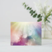 Magische Wolken Postkarte (Stehend Vorderseite)