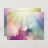 Magische Wolken Postkarte (Vorne/Hinten)