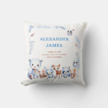 Magische Woodland Tiere Birth Stats Boy Baby