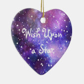 Magische Wunschkunst der Sternraumgalaxie Keramik Ornament (Rechts)